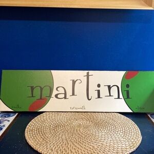 Barloga Studios Martini, Vodka, Vermouth and Olives 🫒 Picture Sign